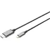 Image de Digitus USB 3.2 Gen 1 (USB 3.0), USB 3.2 Gen 1 (USB 3.0) Adapterkabel [1x USB 3.2 Gen 2 stekker C (USB 3.1), USB-C stekker - 1x HDMI-stekker] DA-70821 1.80 m
