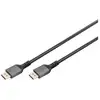 Image de Digitus DB-340201-030-S DisplayPort-kabel DisplayPort Aansluitkabel DisplayPort-stekker 3 m Zwart Afgeschermd (drievoudig), Flexibel, Halogeenvrij, Rond