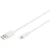 Image de Digitus Mobiele telefoon, Apple iPad/iPhone/iPod, Computer, Laptop Laadkabel [1x USB-A - 1x Lightning] 2 m USB-A, Apple Lightning
