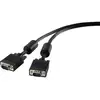 Image de Renkforce RF-4212498 VGA-kabel VGA Aansluitkabel VGA-stekker 15-polig, VGA-stekker 15-polig 1.80 m Zwart Met Ferrietkern