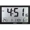 Image de Eurochron EFWU Jumbo 100 Wandklok Zendergestuurd 37 cm x 23 cm x 3 cm Zwart