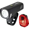 Image de Sigma Aura 40 / Hiro 10 Set Fietsverlichtingsset LED-lamp werkt op batterij werkt op een accu Zwart