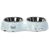 Image de Karlie Rana Lot de 2 gamelles pour chat Bleu clair 440 ml