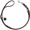 Image de HUNTER Laisse réglable pour chien Aalborg, couleur : marron foncé, 3 positions, cuir de vachette robuste avec une forte graisse, fabriquée en Allemagne, taille : 20/200 cm