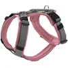Image de HUNTER Harnais pour chien Maldon UP - Couleur : vieux rose/gris - Rembourré et confortable - Hautement réfléchissant grâce à 3M Scotchlite - Réglable en 4 positions - Avec poignée rembourrée (à partir