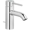 Image de KLUDI BOZZ Robinet de lavabo (382700576) avec bonde à tirette, mitigeur monocommande 75 mm, robinet de salle de bain, chromé, montage 1 trou, 5 l/min, cartouche en céramique