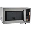 Image de SARO Micro-ondes Gastronomie - 25L - 1000W - Inox - Fond Céramique - 3 Niveaux de Puissance - 20 Programmes - Eclairage Intérieur - 230V - Modèle MWO25P