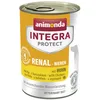 Image de Nourriture de régime pour chien Integra Protect d animonda, nourriture humide en cas d insuffisance rénale chronique, au poulet, 6 x 400 g