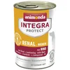 Image de Nourriture de régime pour chien Integra Protect d animonda, nourriture humide en cas d insuffisance rénale chronique, au boeuf, 6 x 400 g