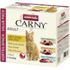 Image de Carny Nourriture humide pour chat Animonda Mélange de volaille (8 x 85 g) - Nourriture humide pour chats adultes - Avec ingrédients charnus frais - Sachets pratiques