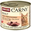 Image de Carny Nourriture humide pour chat à la dinde + foie de poulet (6 x 200 g) - Nourriture humide pour chat d'animonda - Sans céréales ni sucre - Avec ingrédients frais et charnus