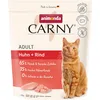 Image de Nourriture sèche Carny pour chats avec poulet et boeuf (1 x 350 g), céréales et sans sucre de animonda pour chats adultes