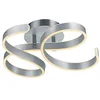 Image de Trio Leuchten Francis 671310105 Plafonnier LED en aluminium brossé avec variateur d'intensité 40 W