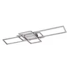 Image de TRIO, Plafonnier, Irvine incl. 1 x LED,SMD,60,0 Watt,3000-6500K,7100 Lm. Corps: Métal, Nickel mat L:105,0cm, L:42,0cm, H:6,5cm Couleur de lumière infiniment