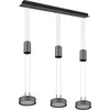 Image de TRIO, Suspension, Franklin incl. 3 x LED,SMD,9,0 Watt,3000K,1050 Lm. Aluminium, Antracite, Corps: Aluminium, Antracite L:85,0cm, L:14,0cm, H:150,0cm