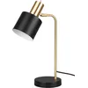 Image de Reality, Lampe de table, Adam 1xE14, max.10,0 W Corps: Métal, noir or L:14,0cm, L:28,0cm, H:43,5cm Interrupteur,IP20,Sans illuminant