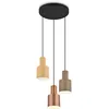Image de Trio Suspension Agudo 319430317, Métal Noir mat, Abat-jour Métal Café/Beige/Taupe, sauf 3x E27 Multicolore
