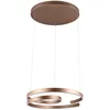 Image de Trio Suspension LED Marnie 344110165, Métal Café, avec LED 68 Watts, Interrupteur Variateur
