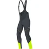 Image de GORE WEAR C3 GORE WINDSTOPPER Collant+ à bretelles Collant Homme black/neon yellow FR: S (Taille Fabricant: S)