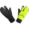 Image de GORE WEAR Thermo Split Gants, GORE-TEX INFINIUM, 8, Noir/Jaune Fluo