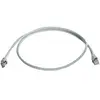 Image de Telegärtner 100008826 RJ45 Netwerkkabel, patchkabel CAT 6A S/FTP 7.50 m Grijs Vlambestendig, Snagless, Pair afscherming, Afgeschermd (dubbel), Halogeenvrij, UL