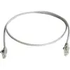 Image de Telegärtner 100008317 RJ45 Netwerkkabel, patchkabel CAT 6 U/UTP 2.00 m Grijs Vlambestendig, Halogeenvrij 1 stuk(s)
