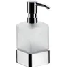 Image de Emco 052100102 Loft Pompe à Savon Liquide à Poser en Verre Cristal satiné Chromé