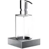 Image de Emco Liaison Distributeur de Savon Liquide 240ml Verre Cristal Chrome Distributeur de Savon Liquide - 182100102