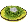 Image de Kerbl Pet 80749 Bowl Tapis à renifler Jaune/vert/blanc Diamètre 60 cm 0,207 kg