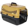 Image de Kerbl Pet Expedion Boîte de transport pour chat/chien/petits animaux, plastique, miel, noir, 45 x 30 x 30 cm