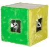 Image de KERBL PET Jouet cube sisal vert jaune 20 x 20 x 20 cm