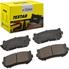 Image de TEXTAR Jeu de plaquettes de frein d'origine, frein à disque arrière