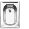 Image de BLANCO TOP EE 3 x 4 Évier en acier inoxydable | Type de montage : montage par le haut | Pour armoires inférieures de 30 cm de large | La solution pratique pour des exigences simples | Bec en acier