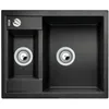 Image de Blanco Metra 516165 Évier de cuisine, pour meuble bas de 60 cm, sans égouttoir, anthracite