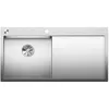 Image de BLANCO CLARON 5 S-IF | Acier inoxydable | Type de montage : montage par le haut et à ras du sol | Bac principal gauche | Pour armoires inférieures de 50 cm de large | Résistant aux rayures