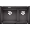 Image de BLANCO SUBLINE 430/270-U   Évier de Cuisine Double Sous Plan pour Meubles Bas de 80 cm de Large   SILGRANIT   Gris   523152