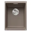 Image de BLANCO SUBLINE 320-U   Évier de Cuisine en Granit pour Meubles Bas de 40 cm de Large   Sous Plan   SILGRANIT   Marron   523414