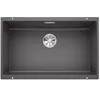 Image de BLANCO SUBLINE 700-U   Évier de Cuisine en Granit pour Meubles Bas de 80 cm de Large   Sous Plan   SILGRANIT   Gris   523443