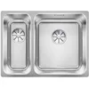 Image de Blanco 526128 Solis 340/180-U Évier de Cuisine Inoxydable, Acier brossé