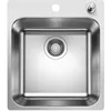 Image de Blanco 526353 Supra 400-IF/A Évier de Cuisine Inoxydable, Acier brossé, 45 cm Unterschrank