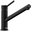 Image de BLANCO KANO Robinet de cuisine en noir mat Haute pression Clapet anti-retour Cartouche en céramique Qualité de l'eau garantie et économie d'eau