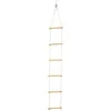 Image de small foot Échelle avec 6 barreaux en bois, 2 m, jouet d'escalade pour l'intérieur et l'extérieur, max. 75 kg, 1048, Marron