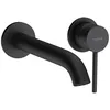 Image de Kludi 382453976 Robinet de lavabo avec bec fixe Noir mat