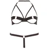 Image de Cottelli Collection Soutien Gorge + String Minimaliste Noir Taille 75B/S