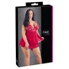 Image de Cottelli Collection Nuisette avec bonnets demi ouverts rouge, 3XL
