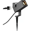 Image de SLV 1004652 Theo Bracket SP d'extérieur à LED GU10 IP65 l'éclairage de Jardin, terrasse, Plantes, chemins, étang, Aluminium, Lampe à Crampon Angulaire Anthracite QPAR51 7W, Außenleuchte