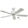 Image de CasaFan Eco Elements Plafondventilator 23 W (Ø x h) 132 cm x 285 mm Wit-lak Met afstandsbediening