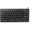 Image de CHERRY Clavier compact G84-4100, disposition allemande, clavier QWERTZ, clavier filaire, design compact, mécanique ML, noir