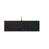 Image de CHERRY MX 10.0N RGB, Clavier de gaming mécanique plat, Disposition EU (QWERTY), Filaire, Original CHERRY MX LOW PROFILE RGB SPEED Switches, Noir