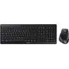 Image de CHERRY STREAM DESKTOP COMFORT, clavier et souris sans fil, disposition allemande (QWERTZ), 2,4 GHz, boutons silencieux, souris ergonomique pour droitier, noir